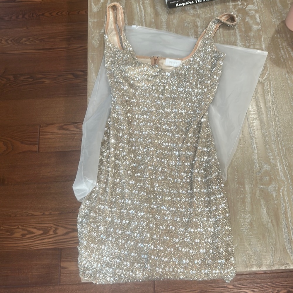 Meshki Elianna Embellished Mini Dress